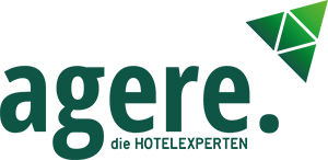 agere. Die Hotelexperten Logo, Hotelberatung und Gastronomieberatung